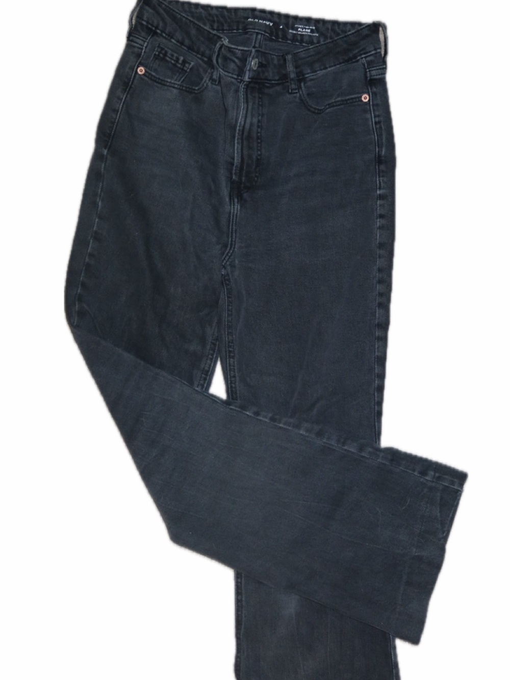 Old Navy Women's Black Straight-Leg Jeans